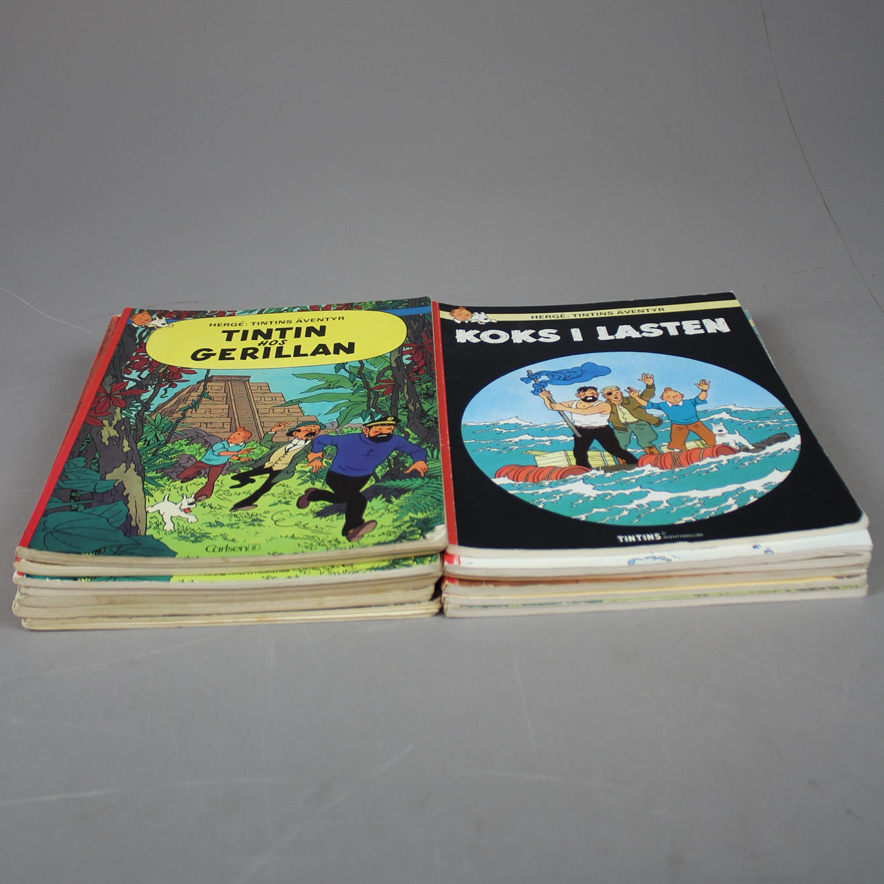 TEGNESERIEMAGASIN 13 stk Tintin.