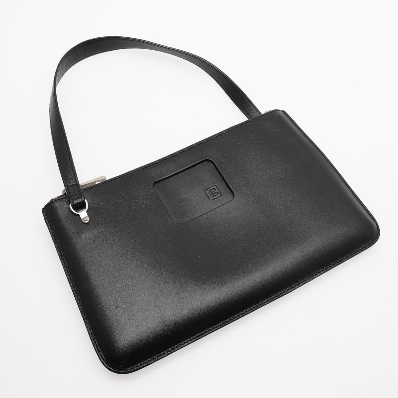 TASKE, BALLY, sort læder.