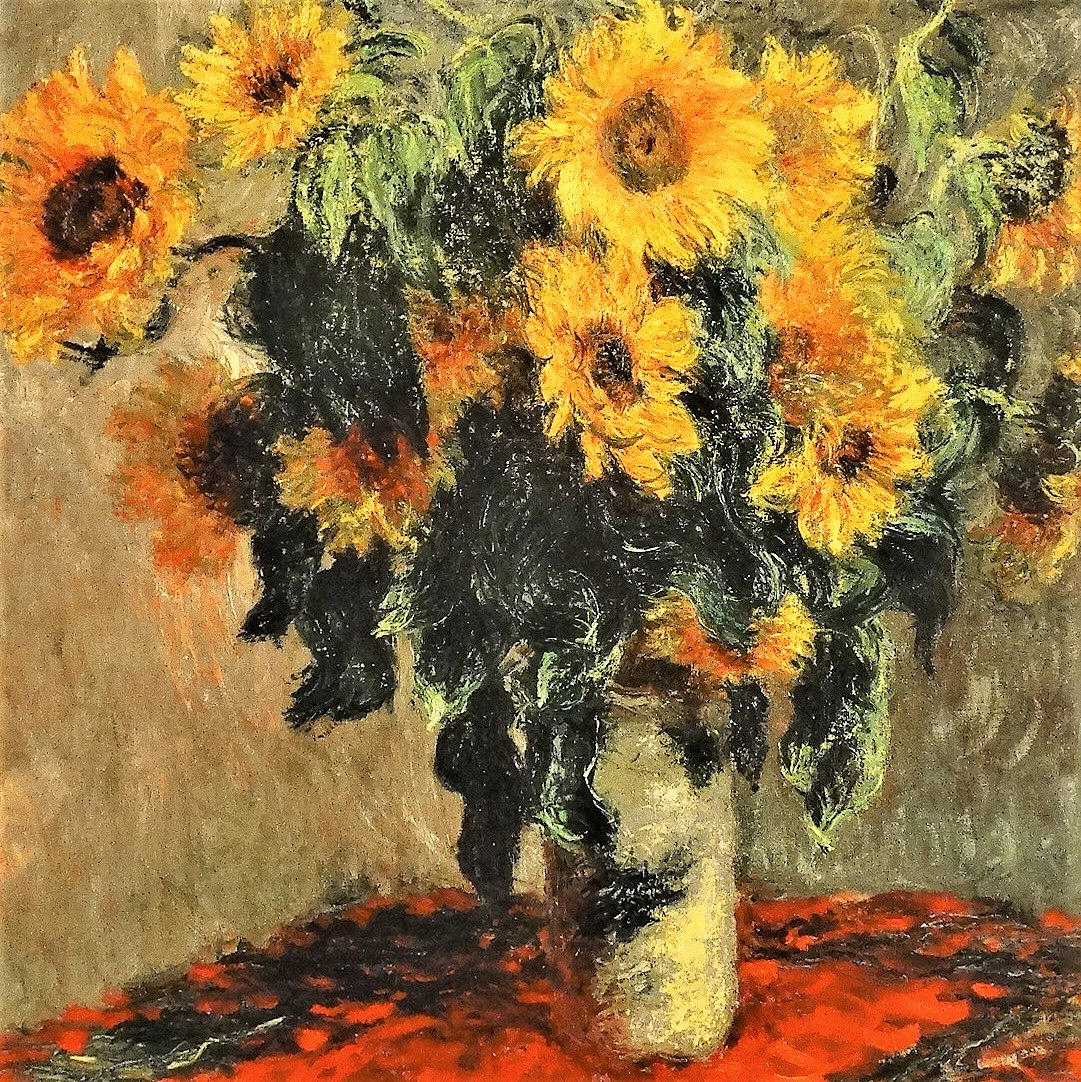REPRODUKTION: Sonnenblumen, Claude Monet.