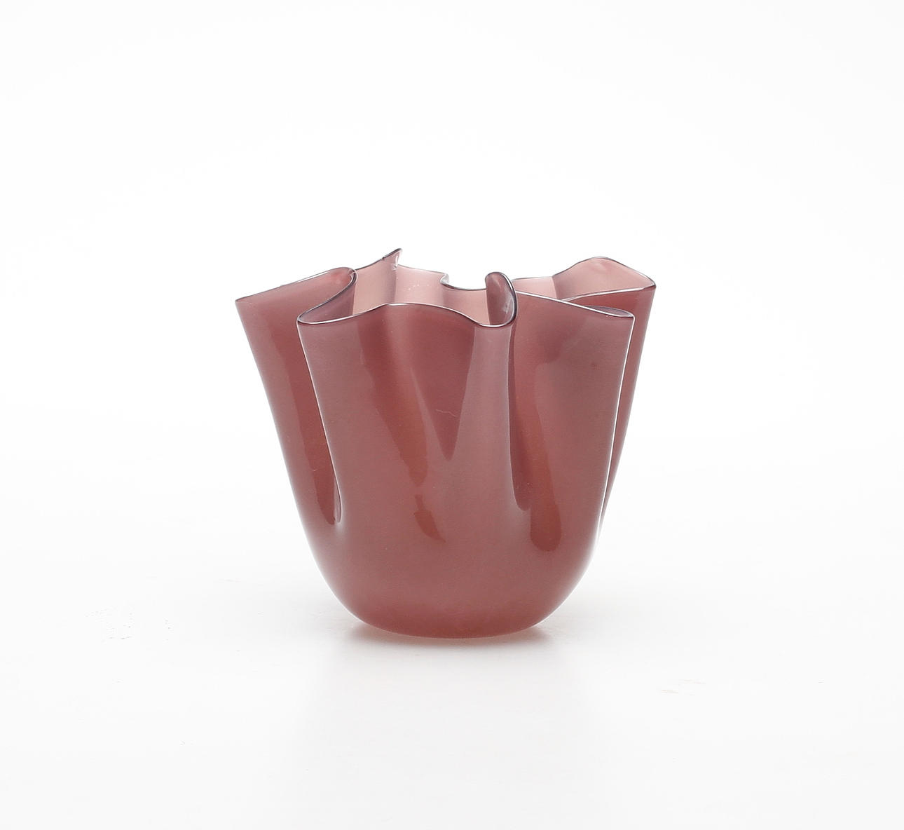 NÄSDUKSSKÅL, glas, Venini, Murano, Italien.