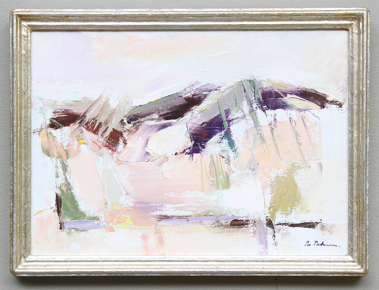 PER PEDERSEN. "Sandkritter". Olja på duk. Signerad Per Pedersen.