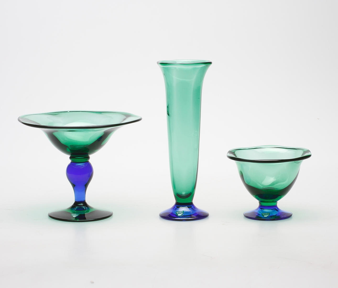 GLASSKÅLAR, 3 st, Orrefors.