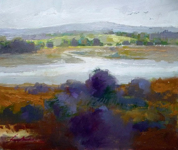 ROGER DELL SEDDON. MIDDLEBERE FROM COOMBE HEATH, ARNE.