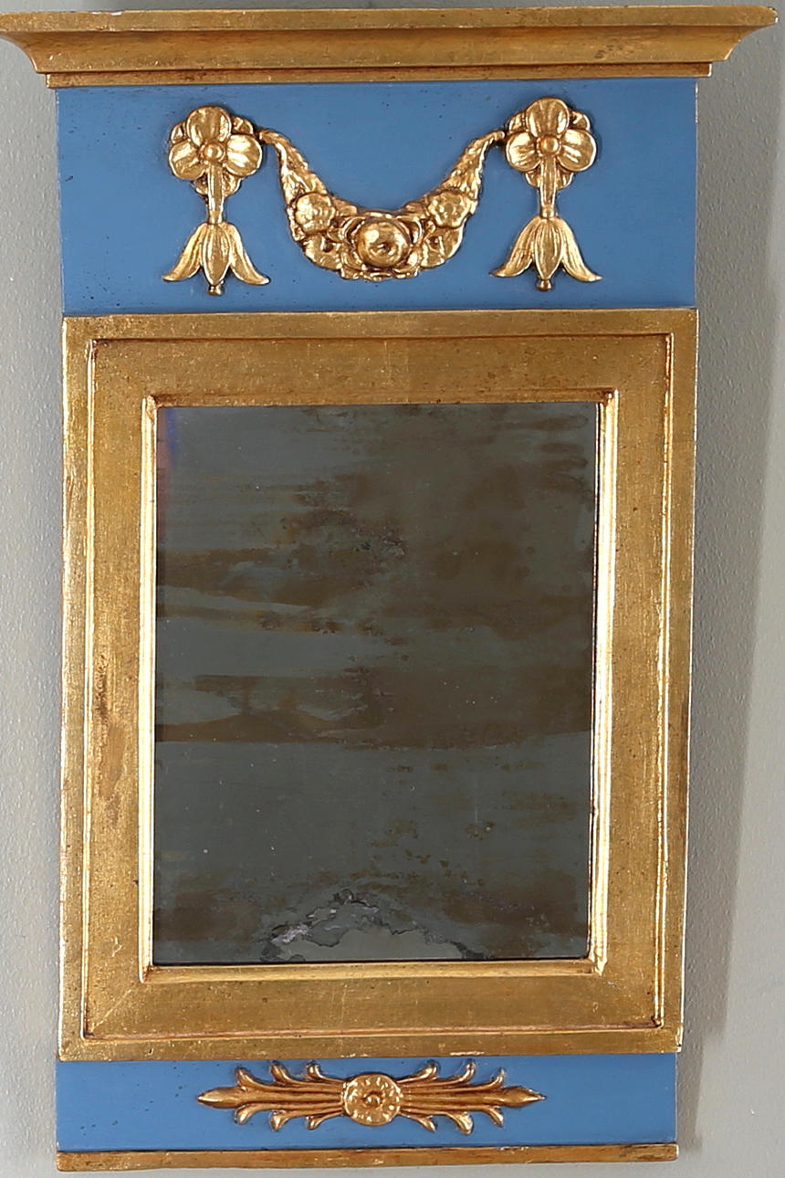 JOHAN STORK. SPEGEL, empire, Kalmar, 1820-tal.