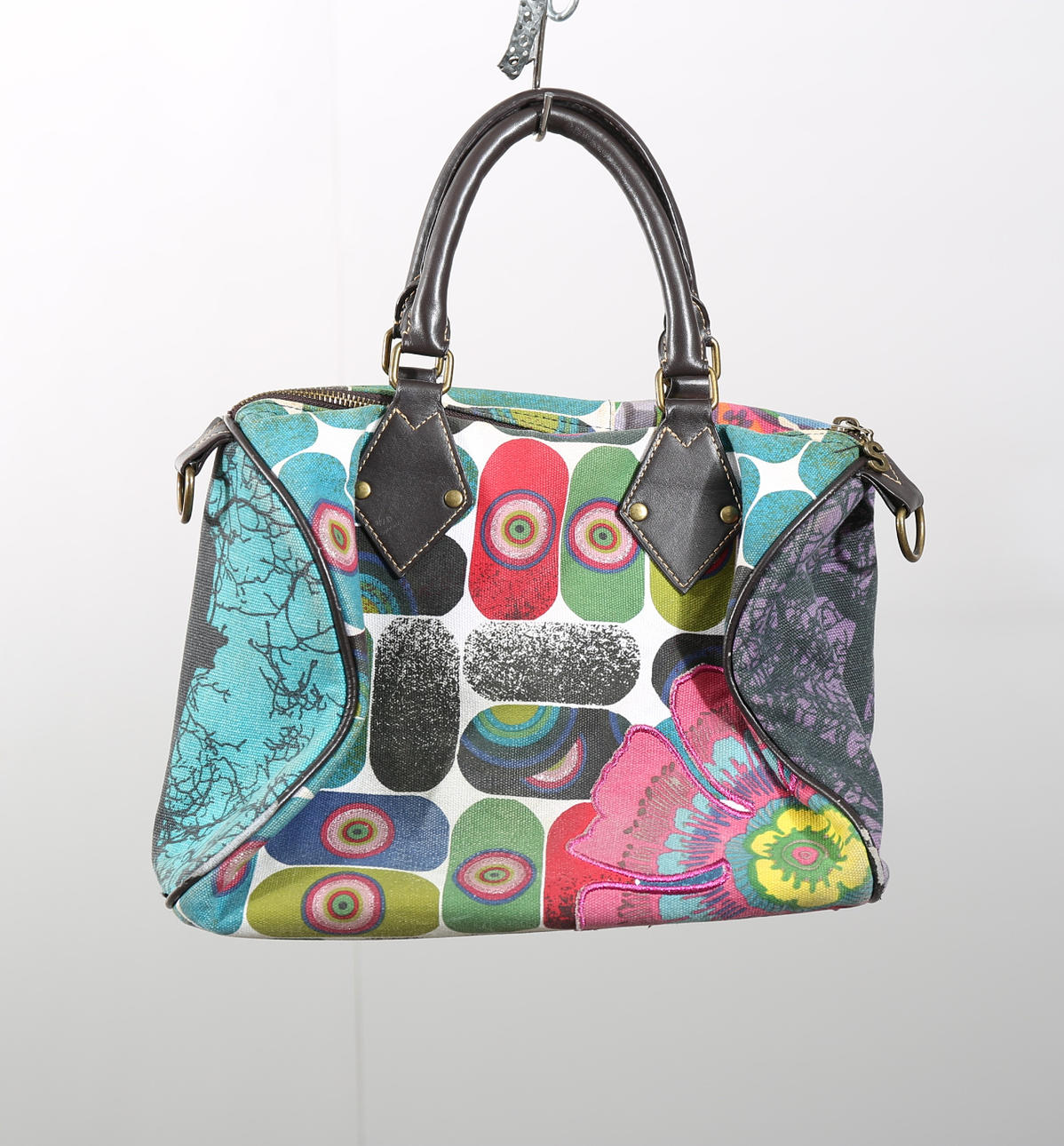 DESIGUAL. Väska, tyg, 1900-2000-tal.