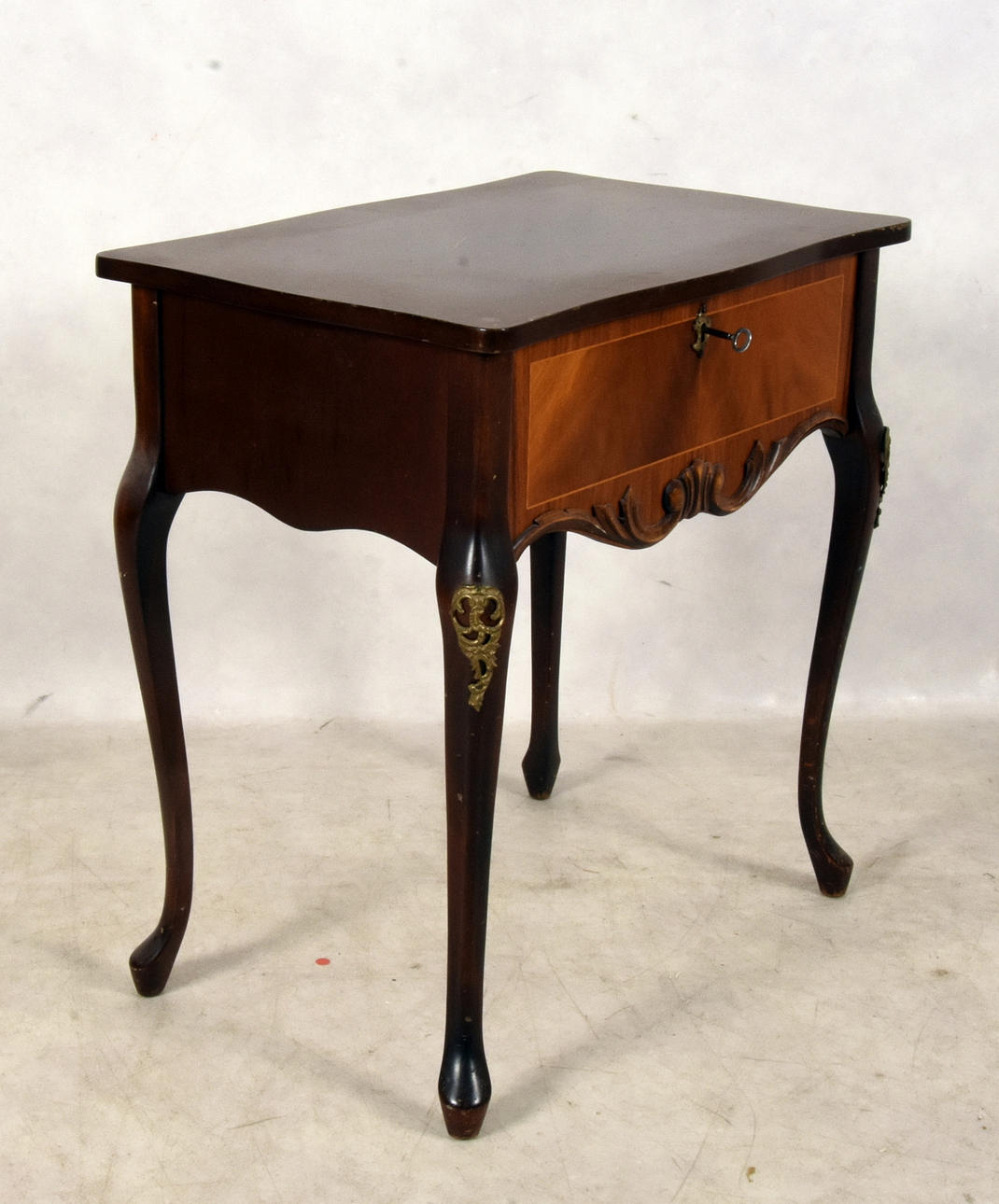 BESTICKSSCHATULL, rokokostil, 1900-tal.