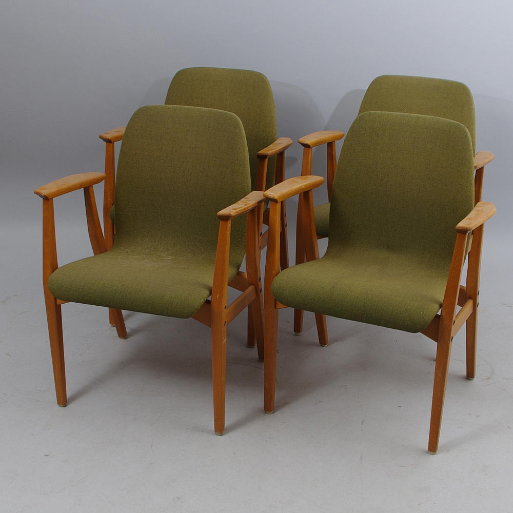 KARMSTOLAR, 4 stycken, Svegards Markaryd.