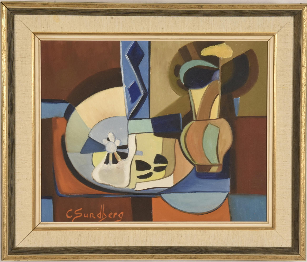 OIDENTIFIERAD KONSTNÄR. Olja på duk.