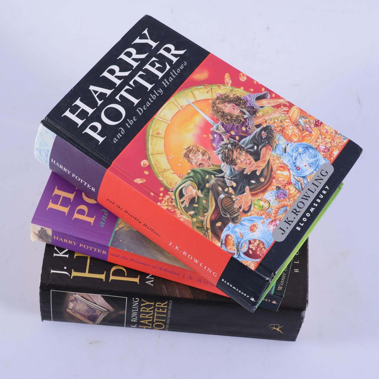 BÖCKER, 3-stycken, Harry Potter, Engelska.