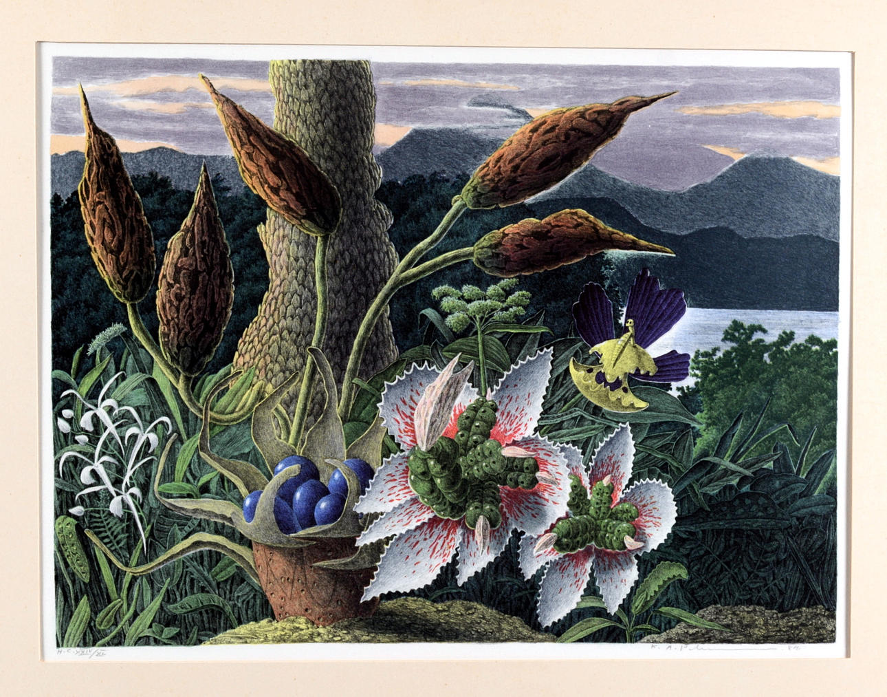 KARL AXEL PEHRSON. Color lithography.