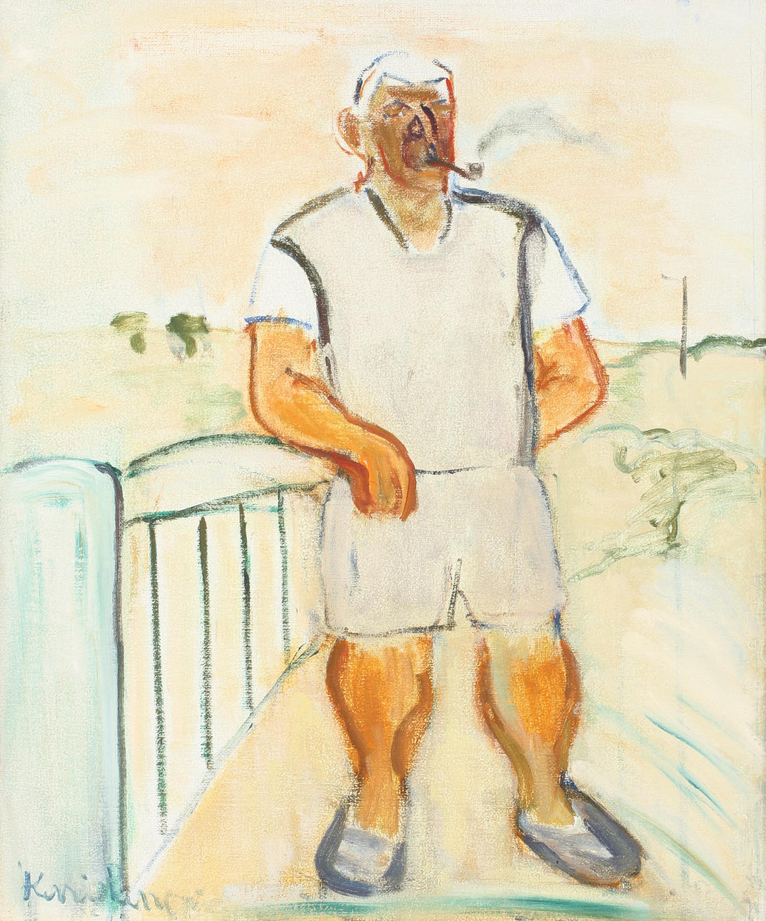 KARIN PARROW. Porträtt av Bror Gunnar Taube. Olja på duk. Signerad.