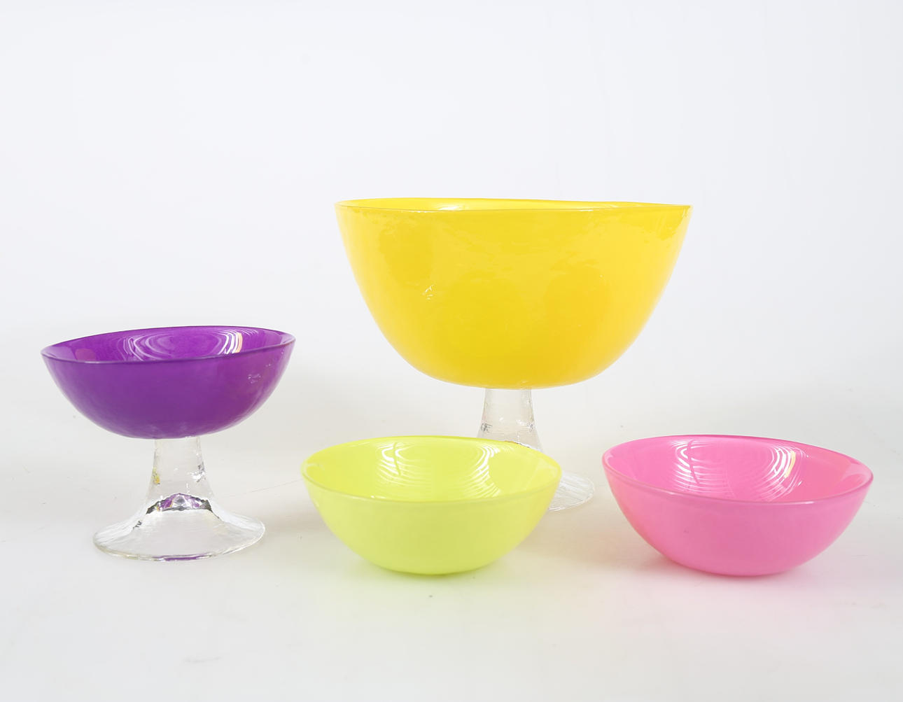 SKÅLAR, glas, 4 delar, JellyBean.