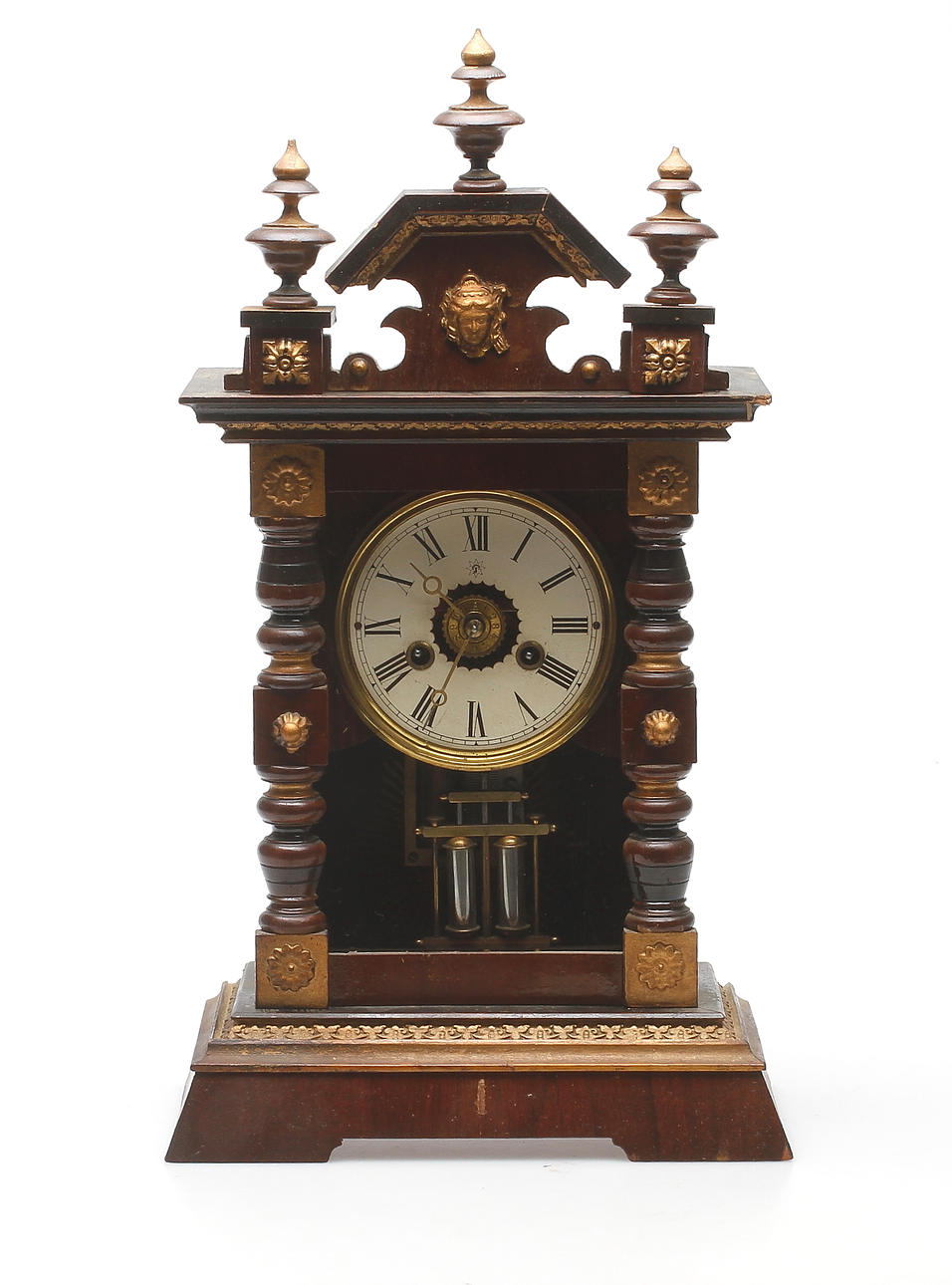 BORDSUR, med spelverk, Junghans, nyrenässans, sekelskiftet 1900.