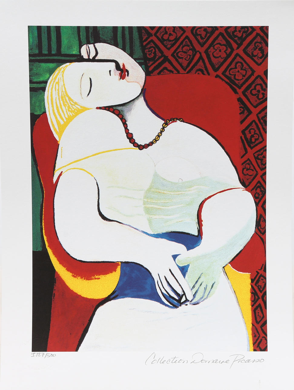 PABLO PICASSO. SEGÚN. "Le rêve".