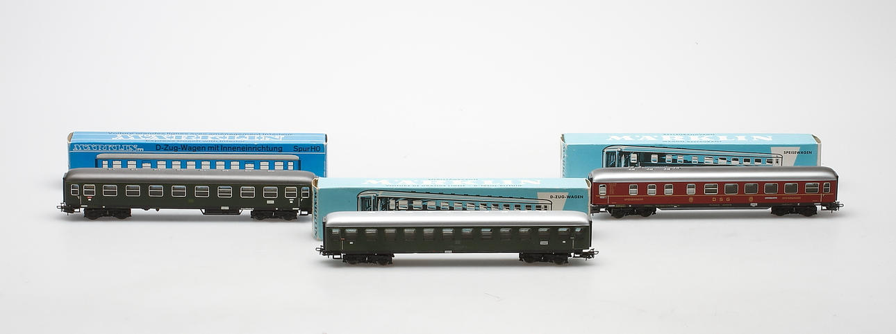 MODELLTÅG, 3 delar, 4022, 4024, 4052, Märklin.