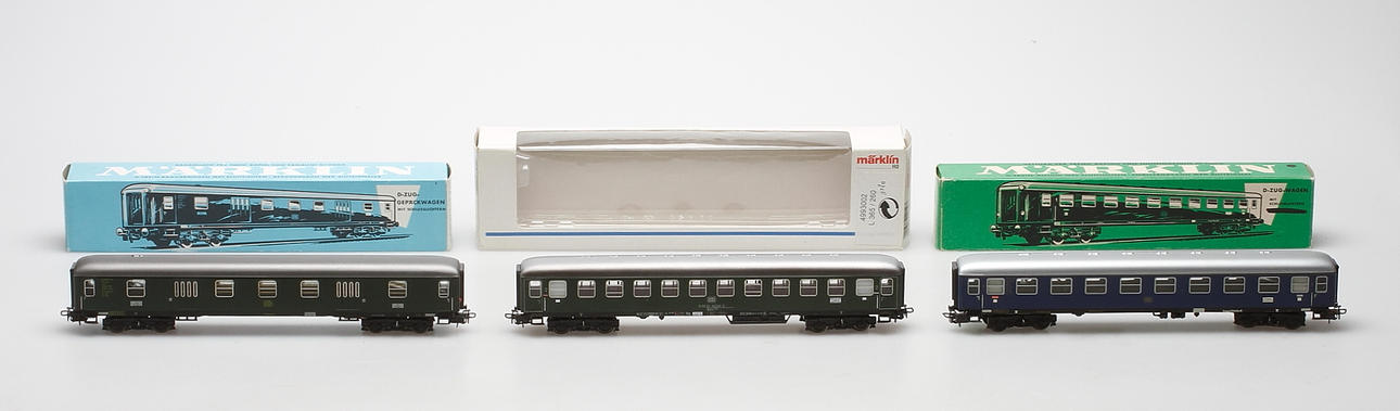 MODELLTÅG, 3 delar, 4044, 4032, 1052, Märklin.