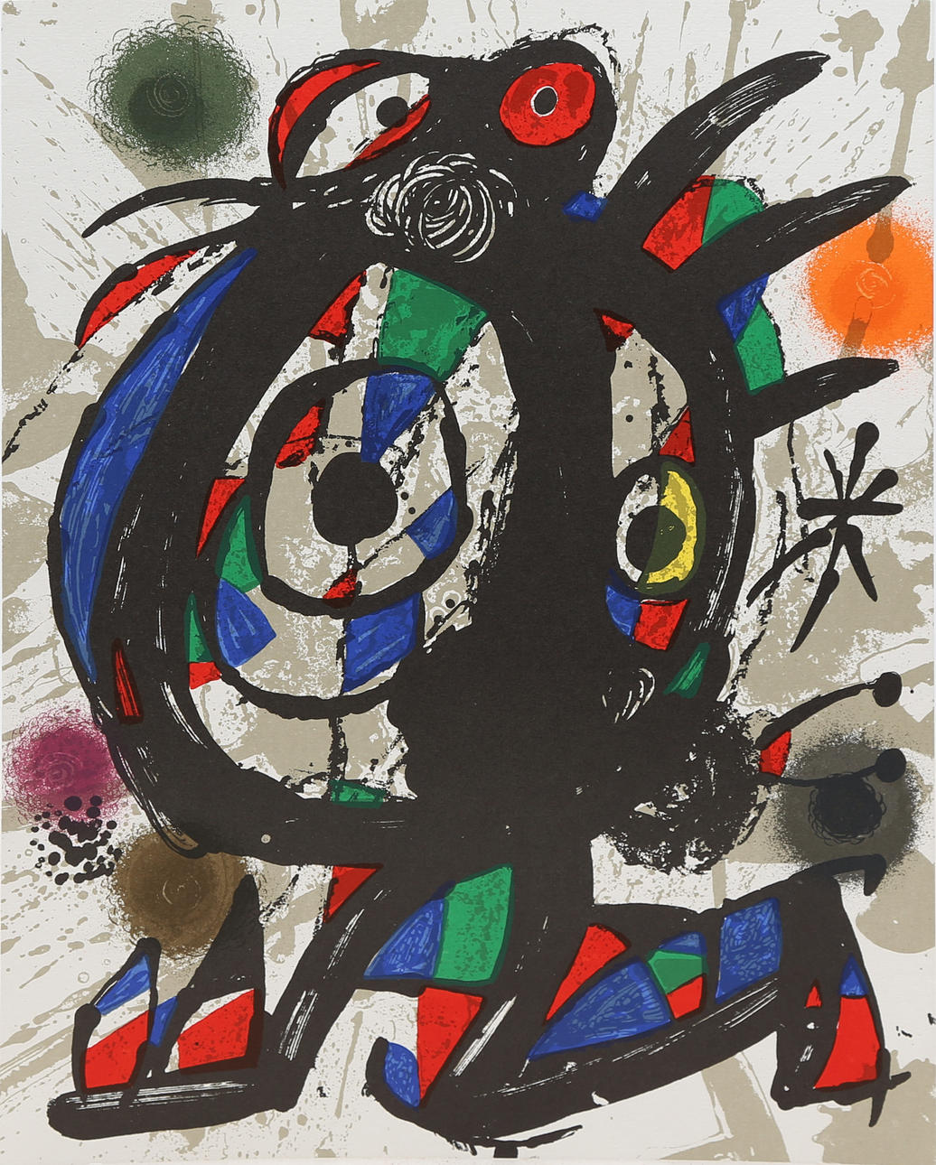 JOAN MIRÓ. ”Originallitografi I”.