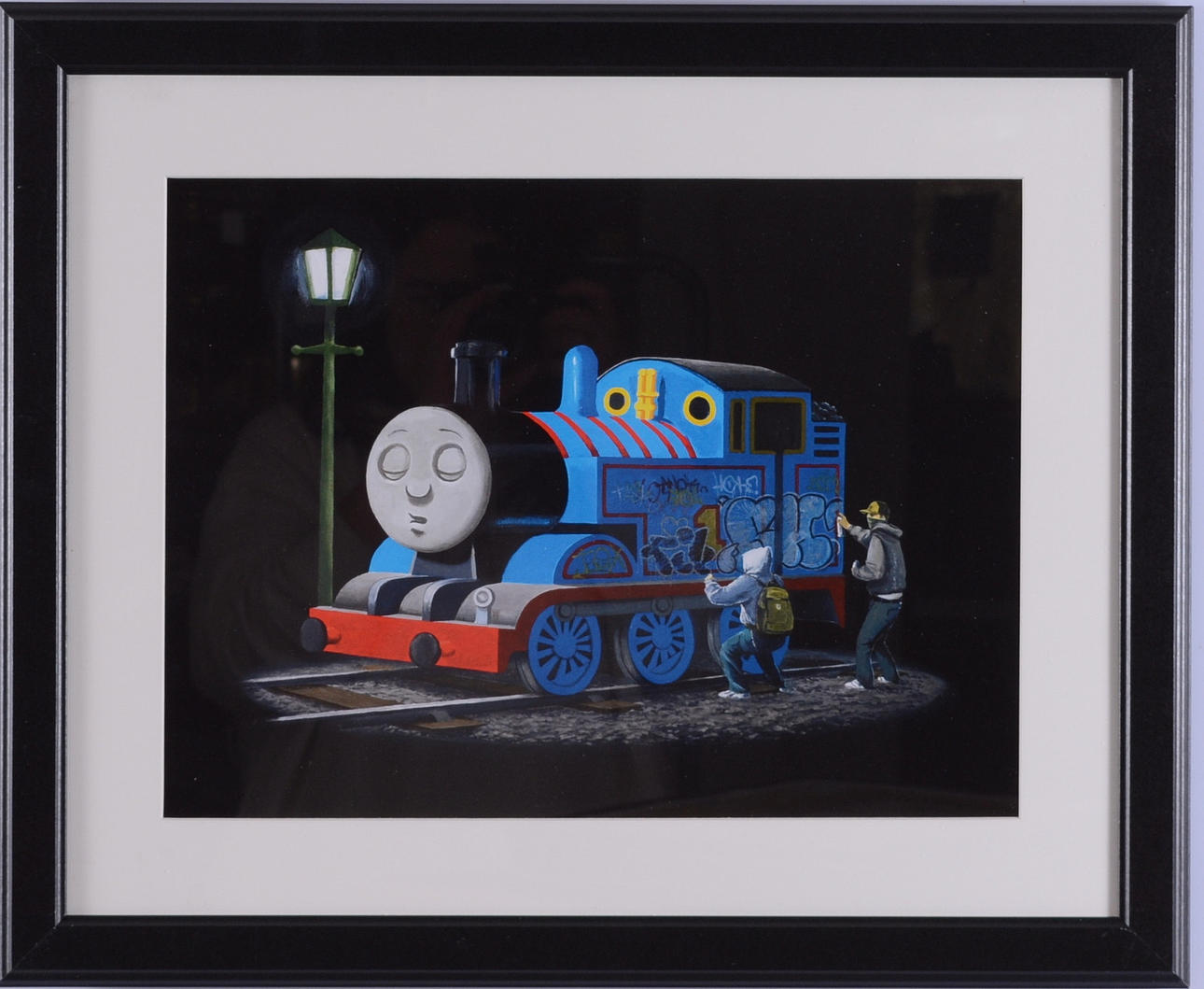 BANKSY. EFTER. Offsettryck.