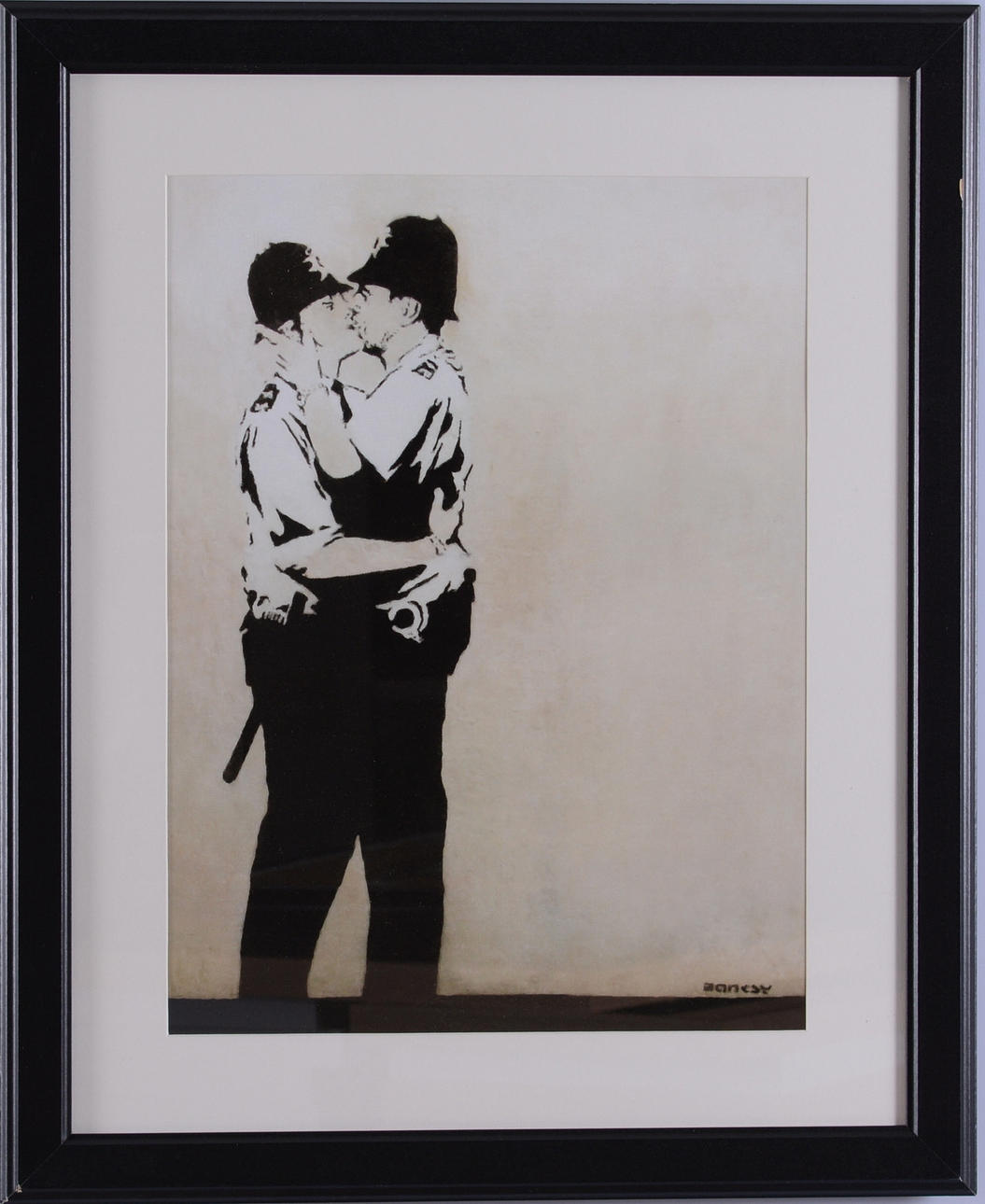 BANKSY. EFTER. Offsettryck.