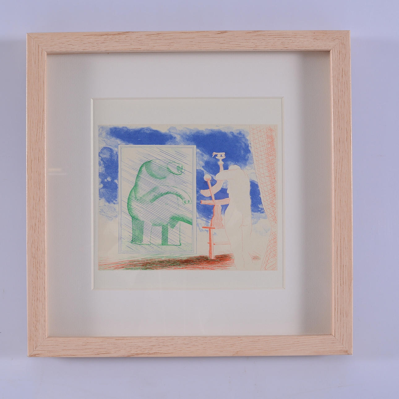 DAVID HOCKNEY. EFTER. Färgoffset.
