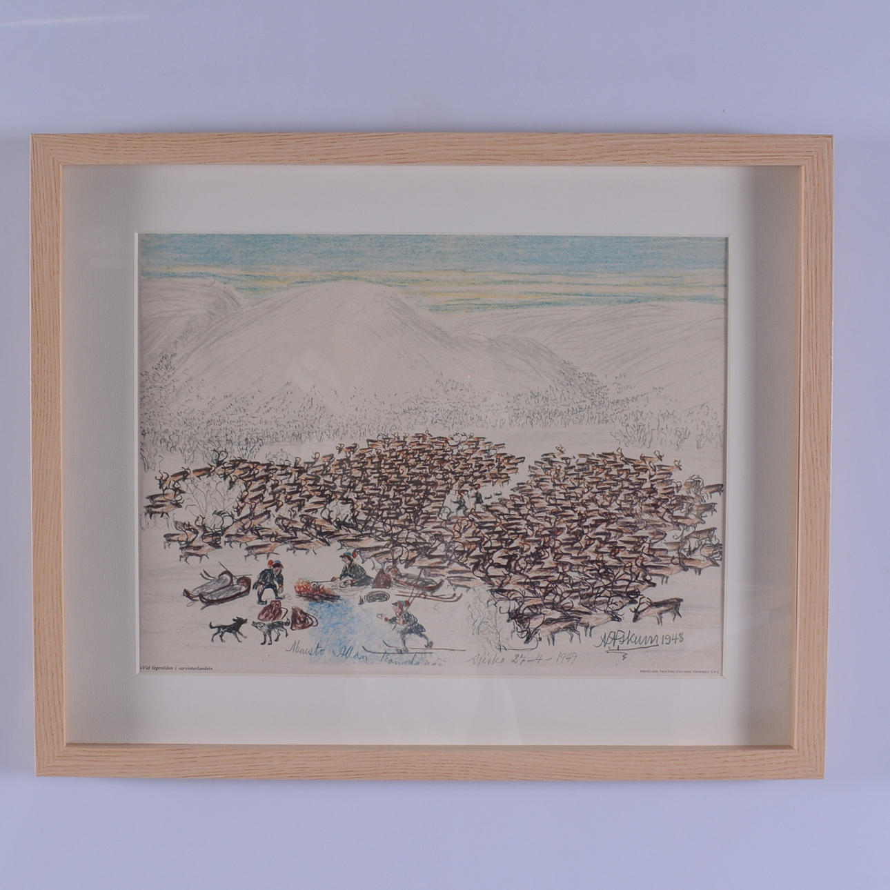 NILS NILSSON SKUM. EFTER. Offsettryck.