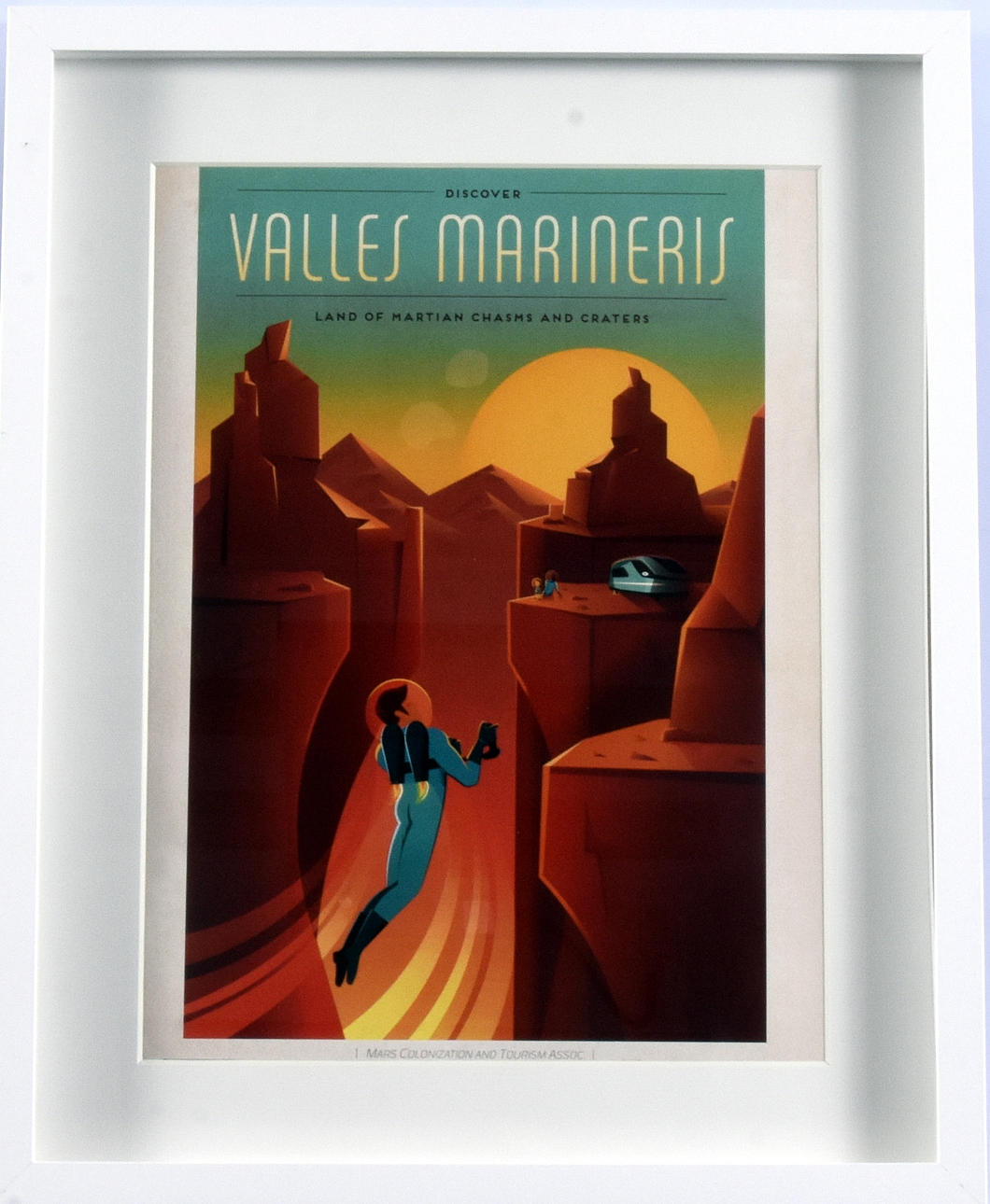 NASA, affisch offsettryck.