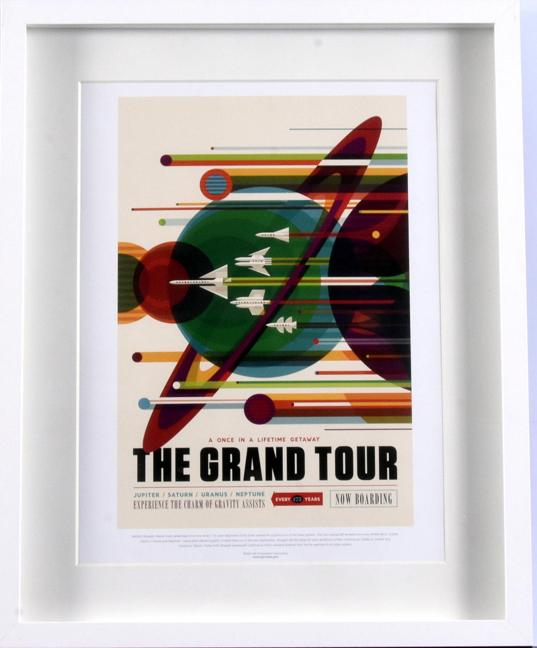 NASA, affisch offsettryck.