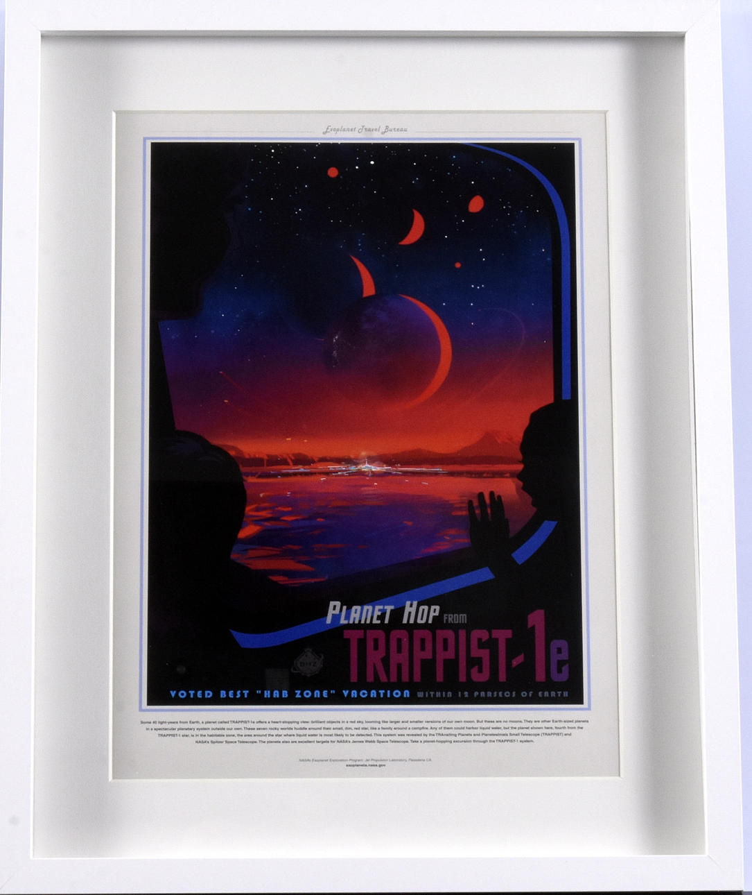 NASA, affisch offsettryck.