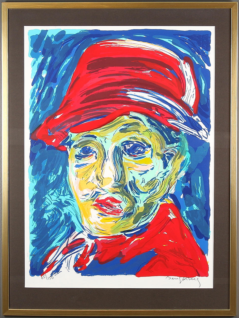 BENGT ÅBERG. Färglitografi, signerad och numrerad 65/150.