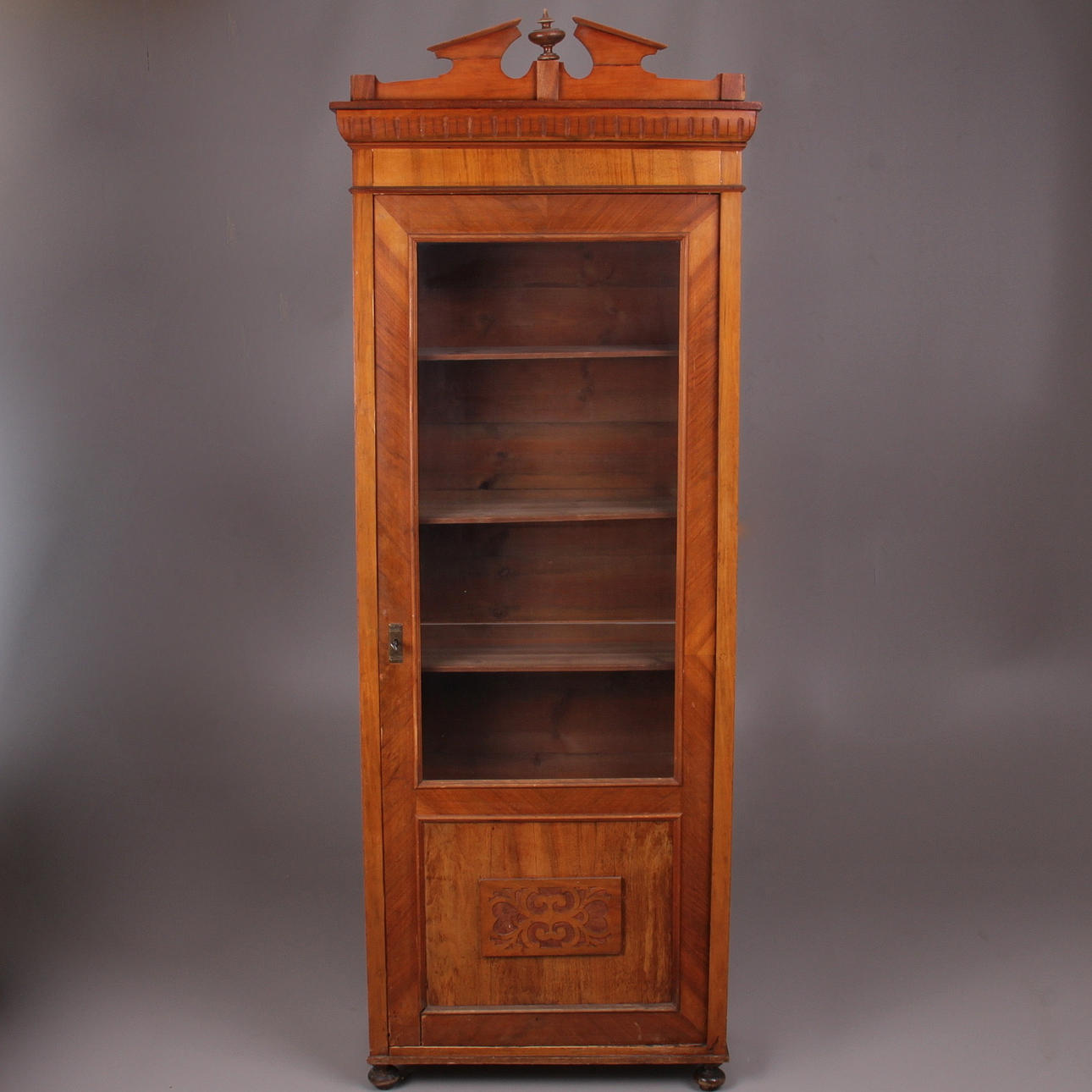 BOKSKÅP, ek, nyrenässans, 1800/1900-tal.