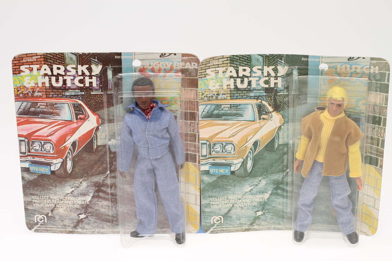 MEGO CORP, STARSKY AND HUTCH I ORIGINALFÖRPACKNINGAR 2 STYCKEN 1976.