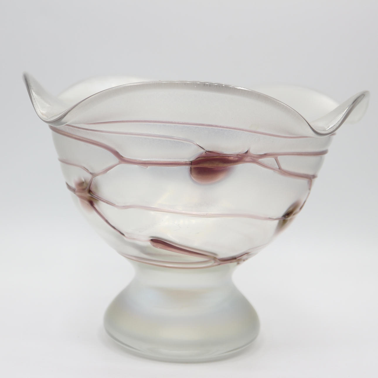 POSCHINGER VON FRAUENAU GLAS SCHALE.