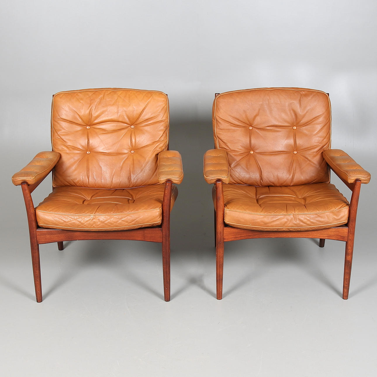 FÅTÖLJER, 1 par, Göte möbler, Nässjö, 1960/70-tal.