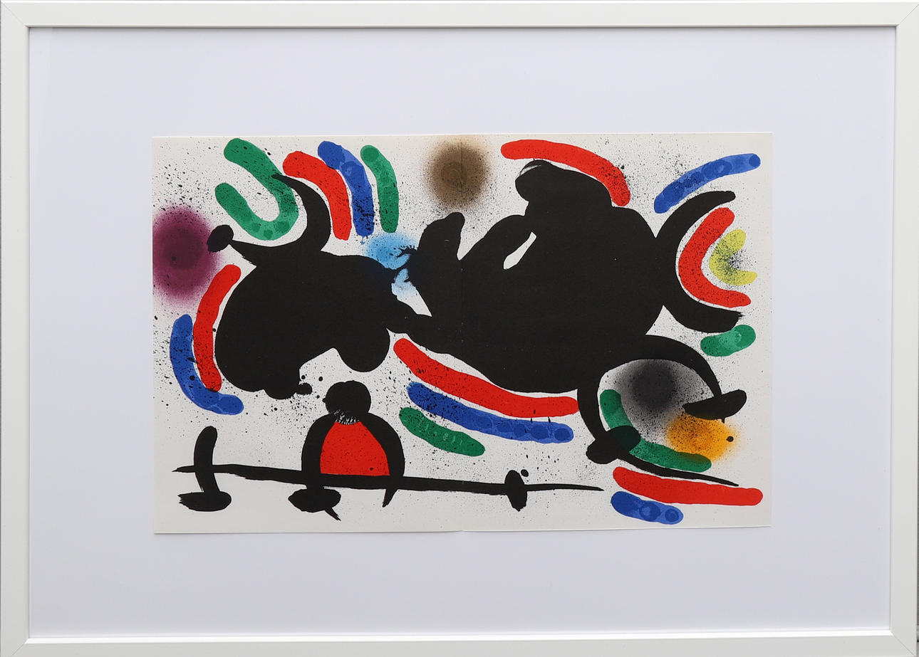 JOAN MIRÓ. Värilitografia, Miró Lithographe I:stä.
