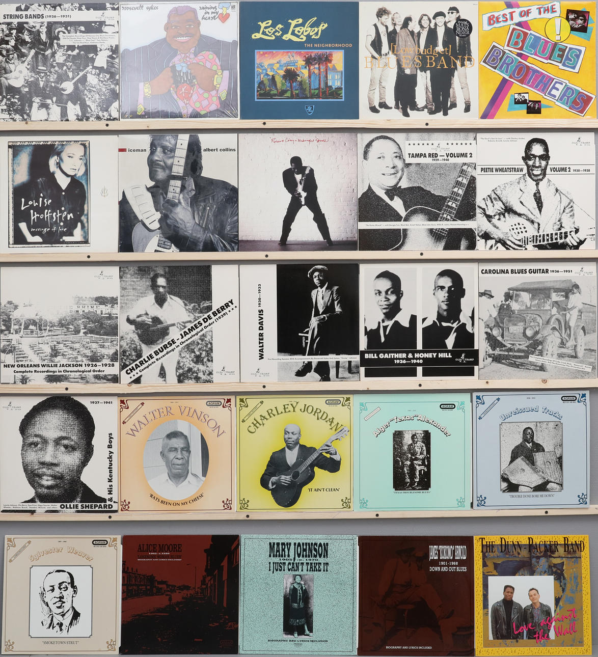 VINYL RECORDS, 25 pieces, Blues.