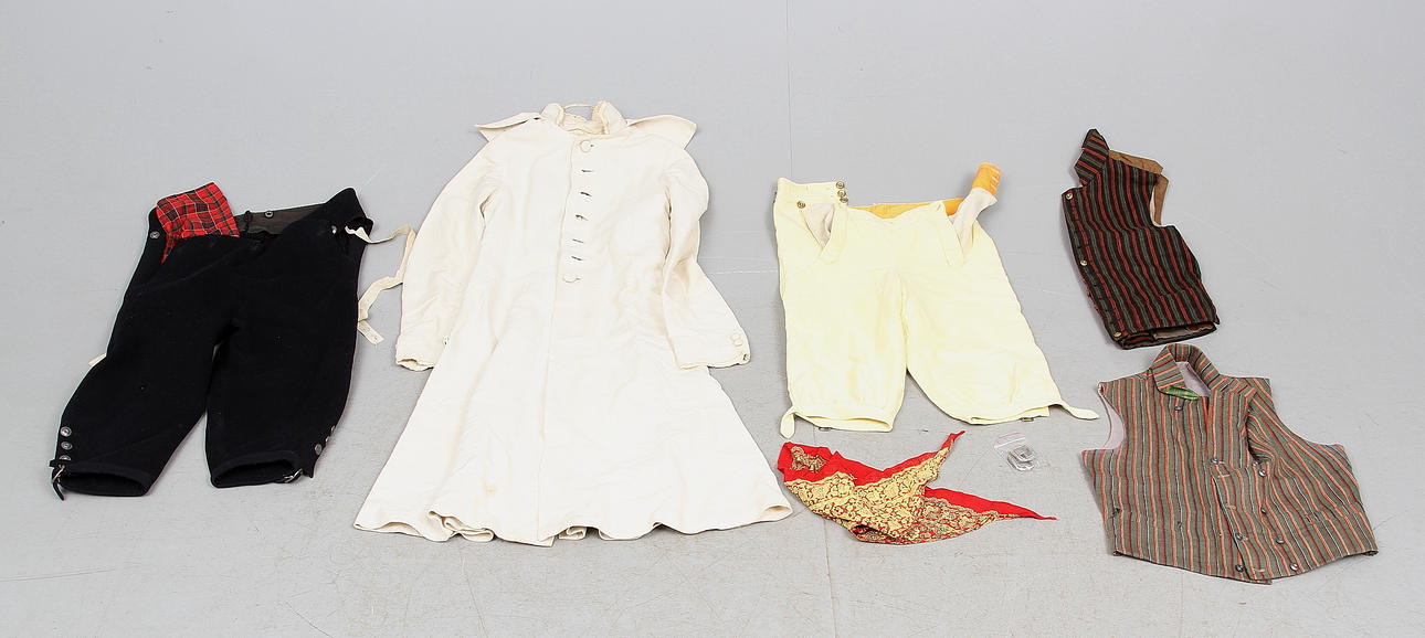 FOLKDRÄKT, Herr, Skedevi, 1900 talets mitt.