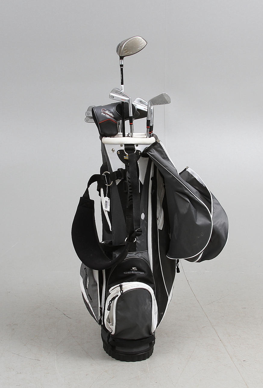 GOLFSET, 11 klubbor+bag, Cobra, Ping.