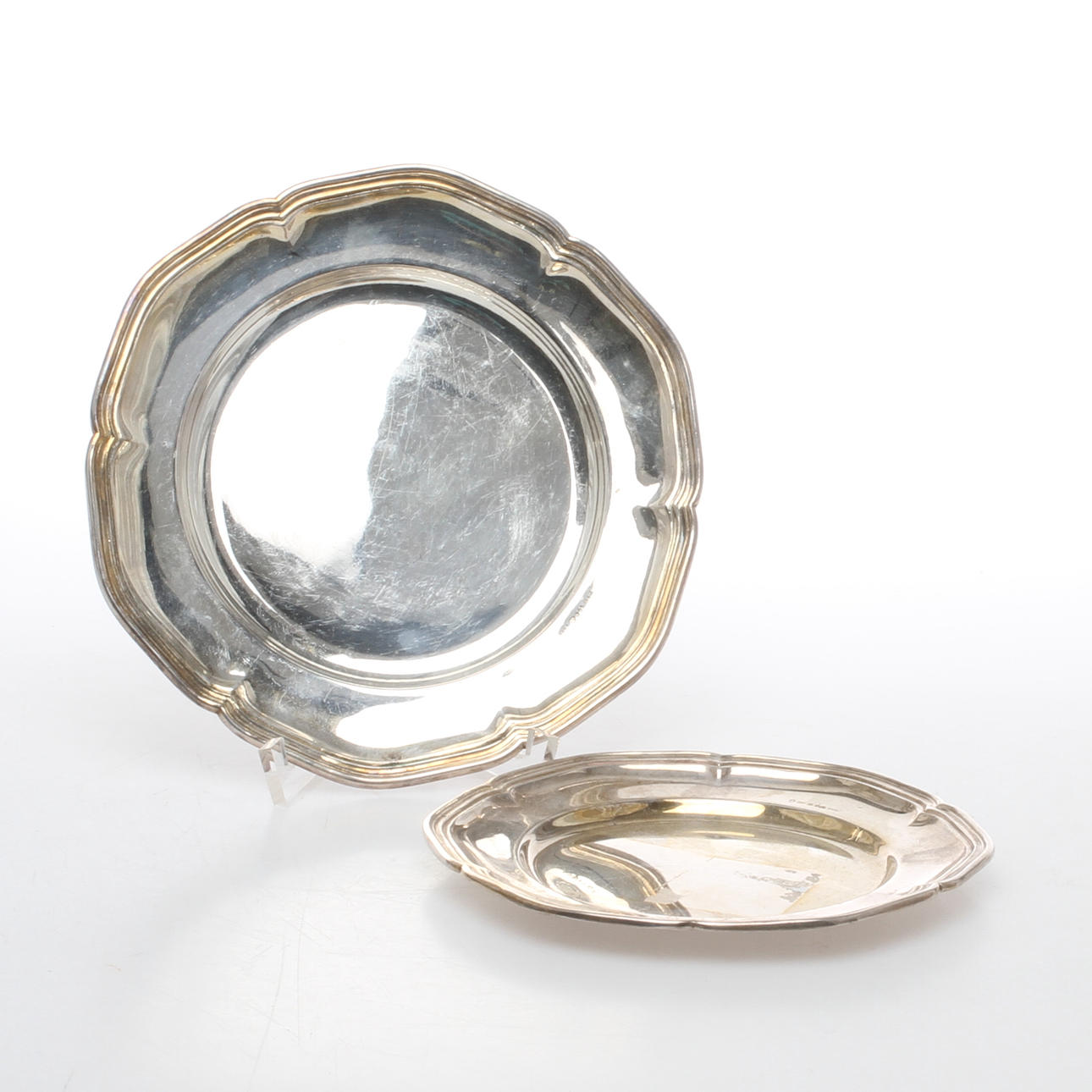 FAT, 2 st, silver, GAB, Stockholm, 1928, samt 1940.