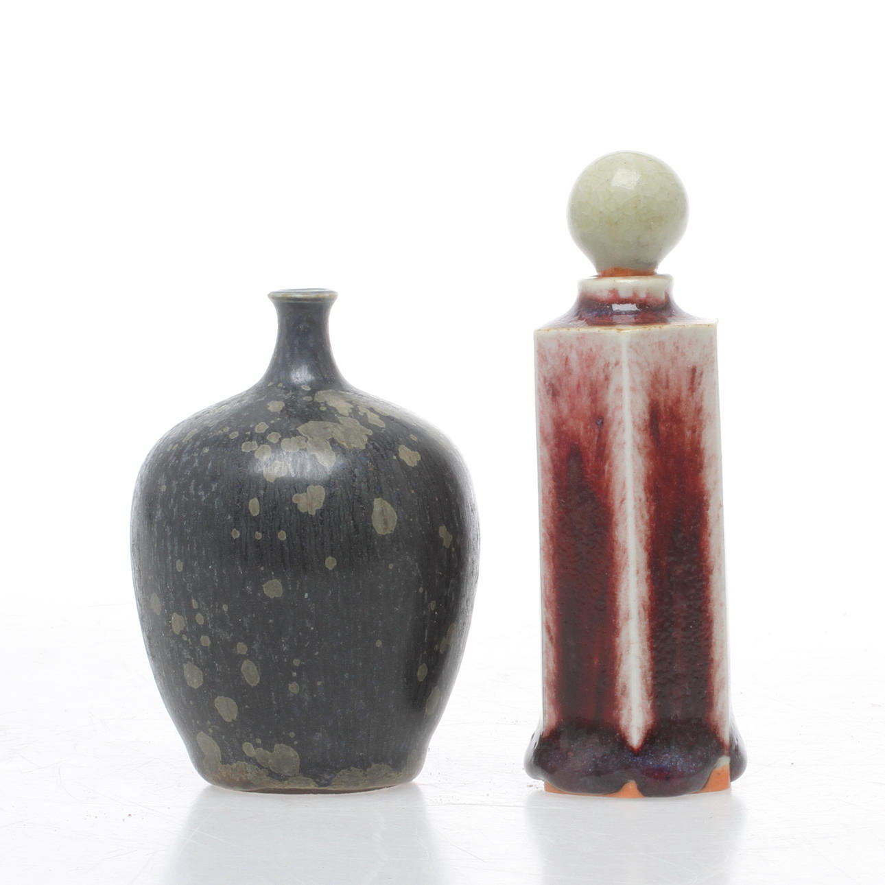 KERAMIK, 2 delar, miniatyrer, Rolf Palm Mölle samt Ulla och Gustav Kraitz.