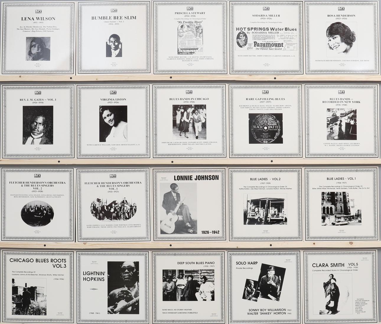 VINYL RECORDS, 20 pieces, Blues.