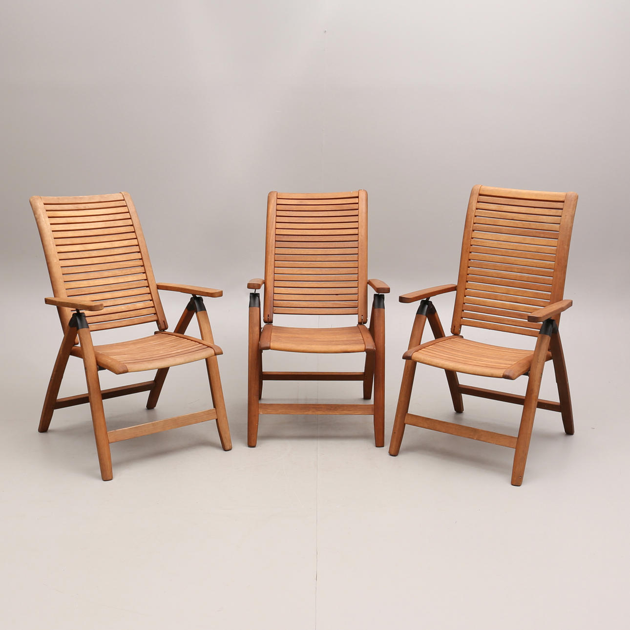 TRÄDGÅRDSSTOLAR, 3 st , teak, Colibri.