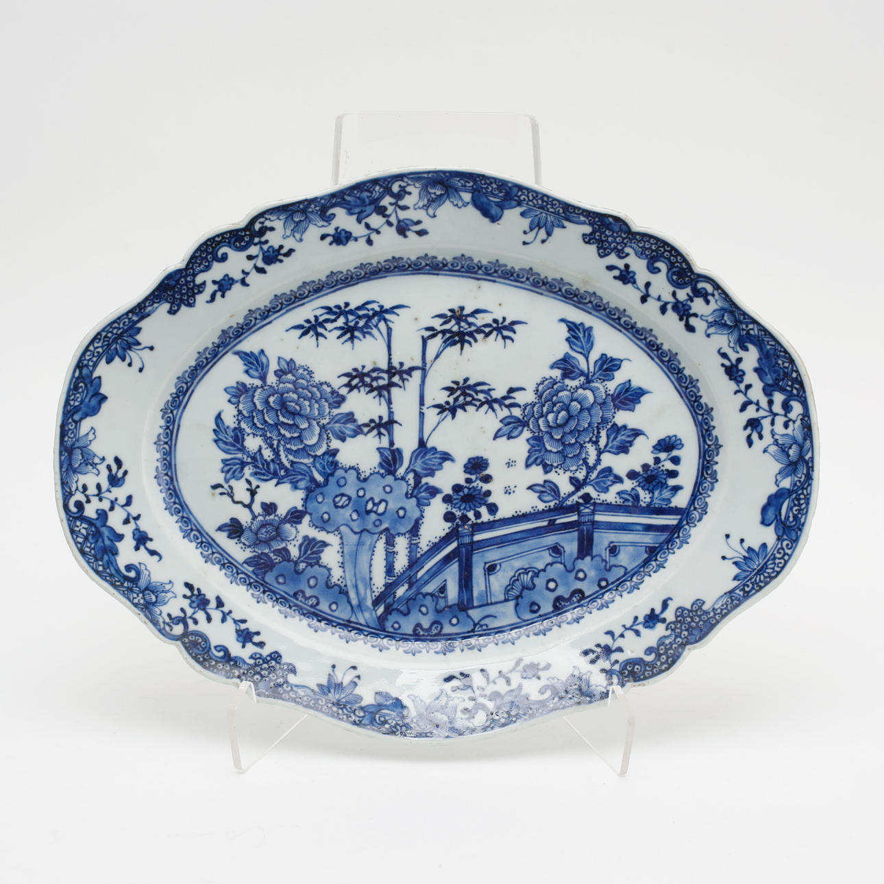 STEKFAT, porslin, Kina, 1700-tal.