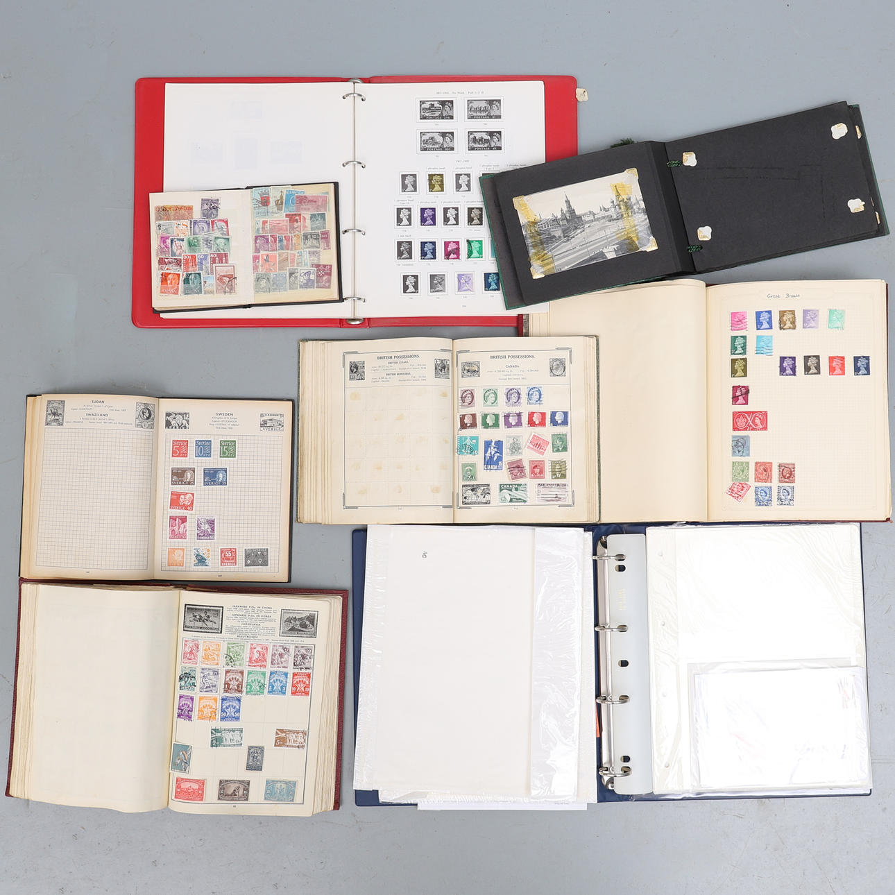 AMHERST STÄMPEL ALBUM.