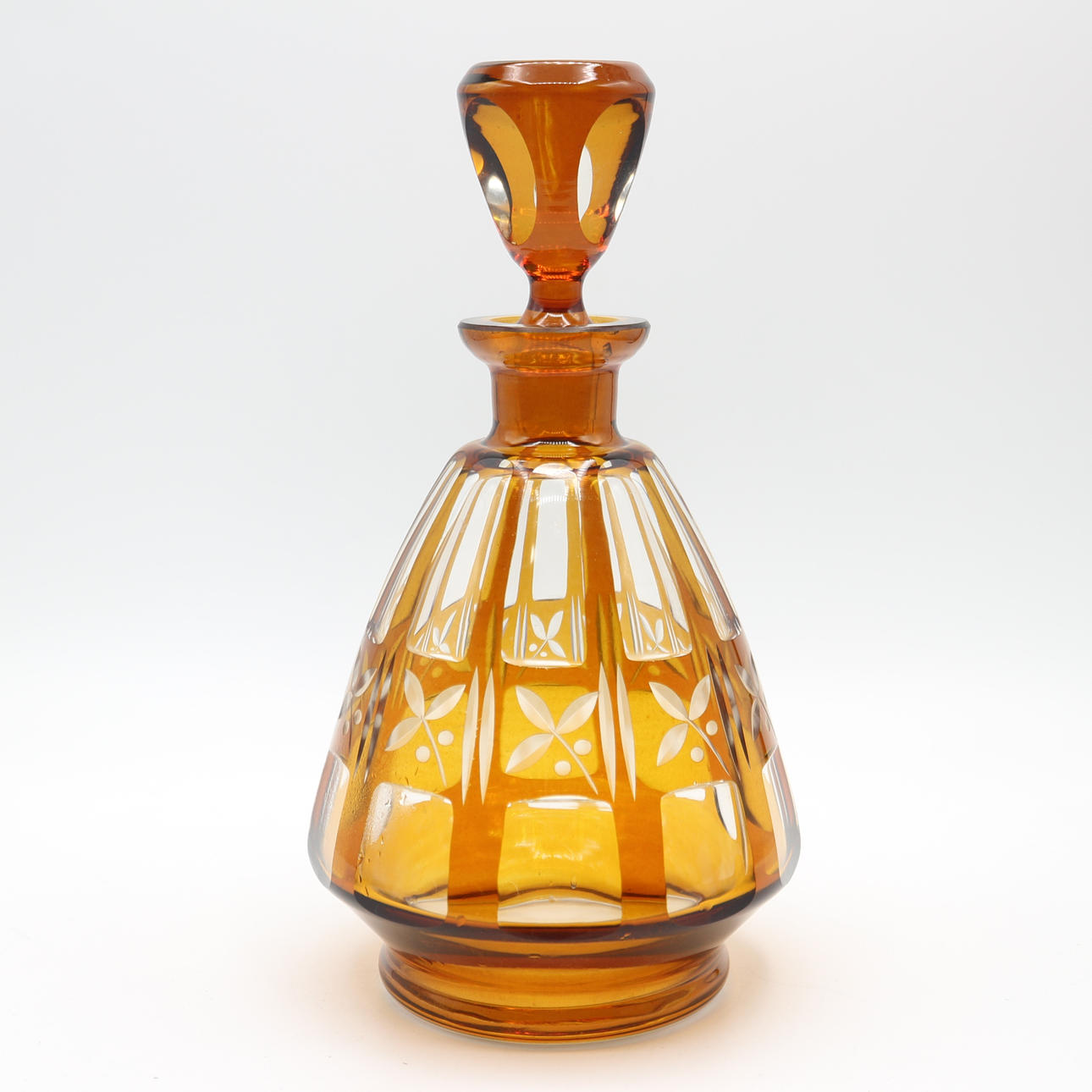 ART DECO CARAFE BOHEMIA.