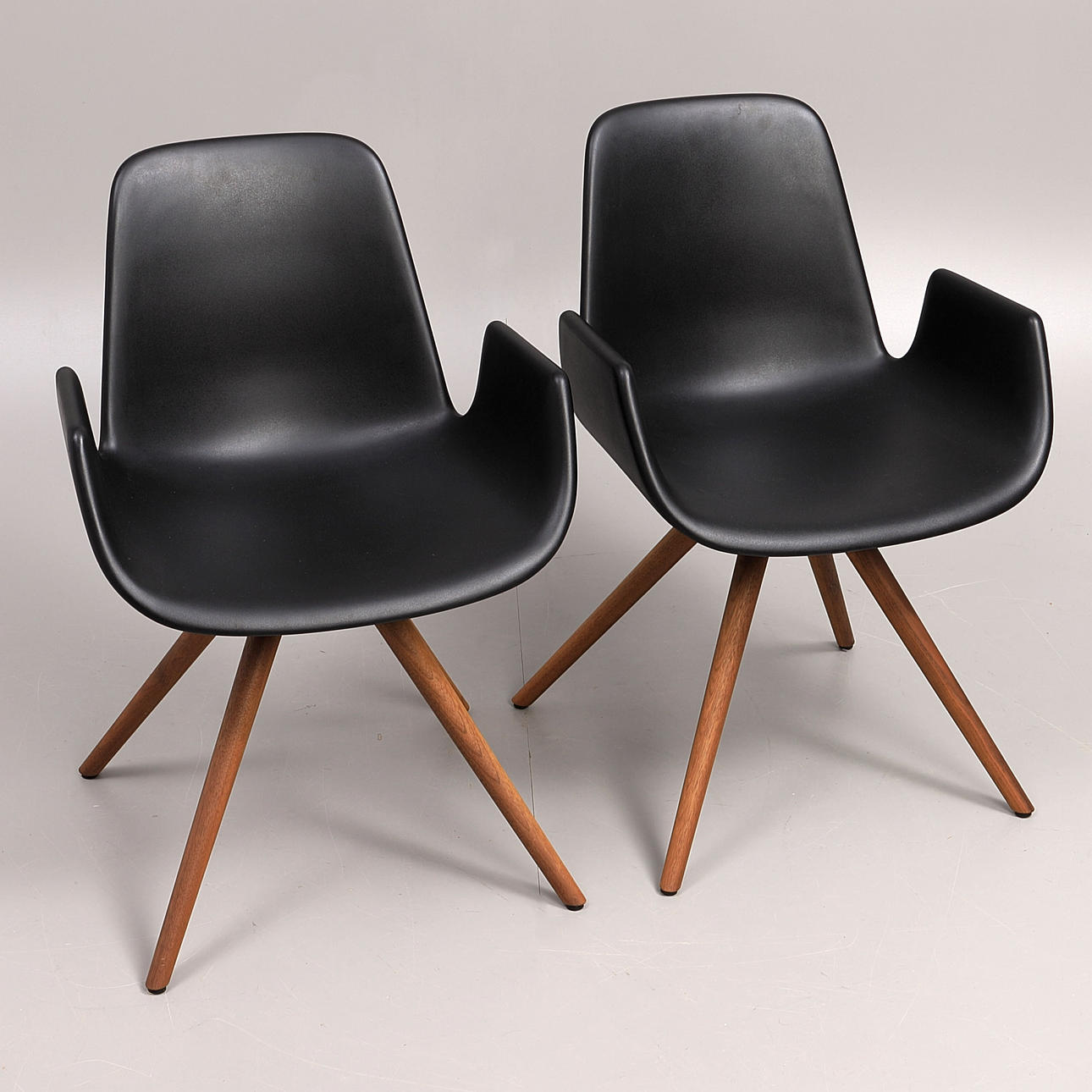MAC STOPA. ARMCHAIRS 1 pair, "Step", Tonon, Italy.