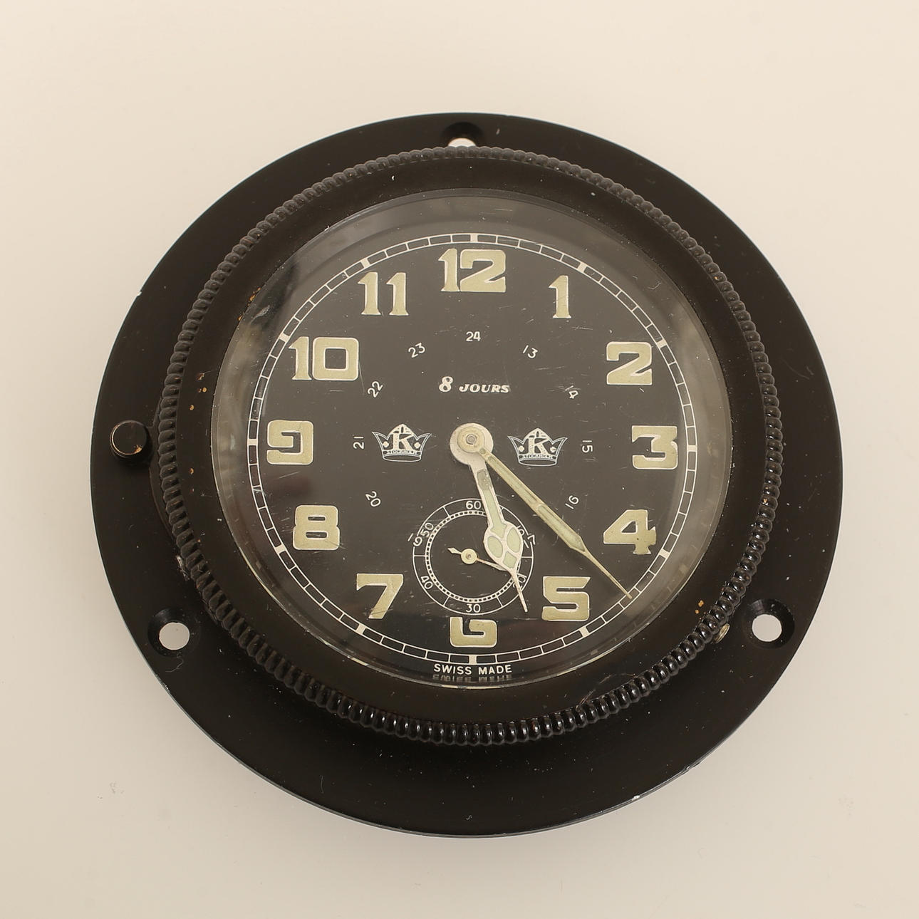 BILKLOCKA, Kronometer Stockholm, 8 dygn.