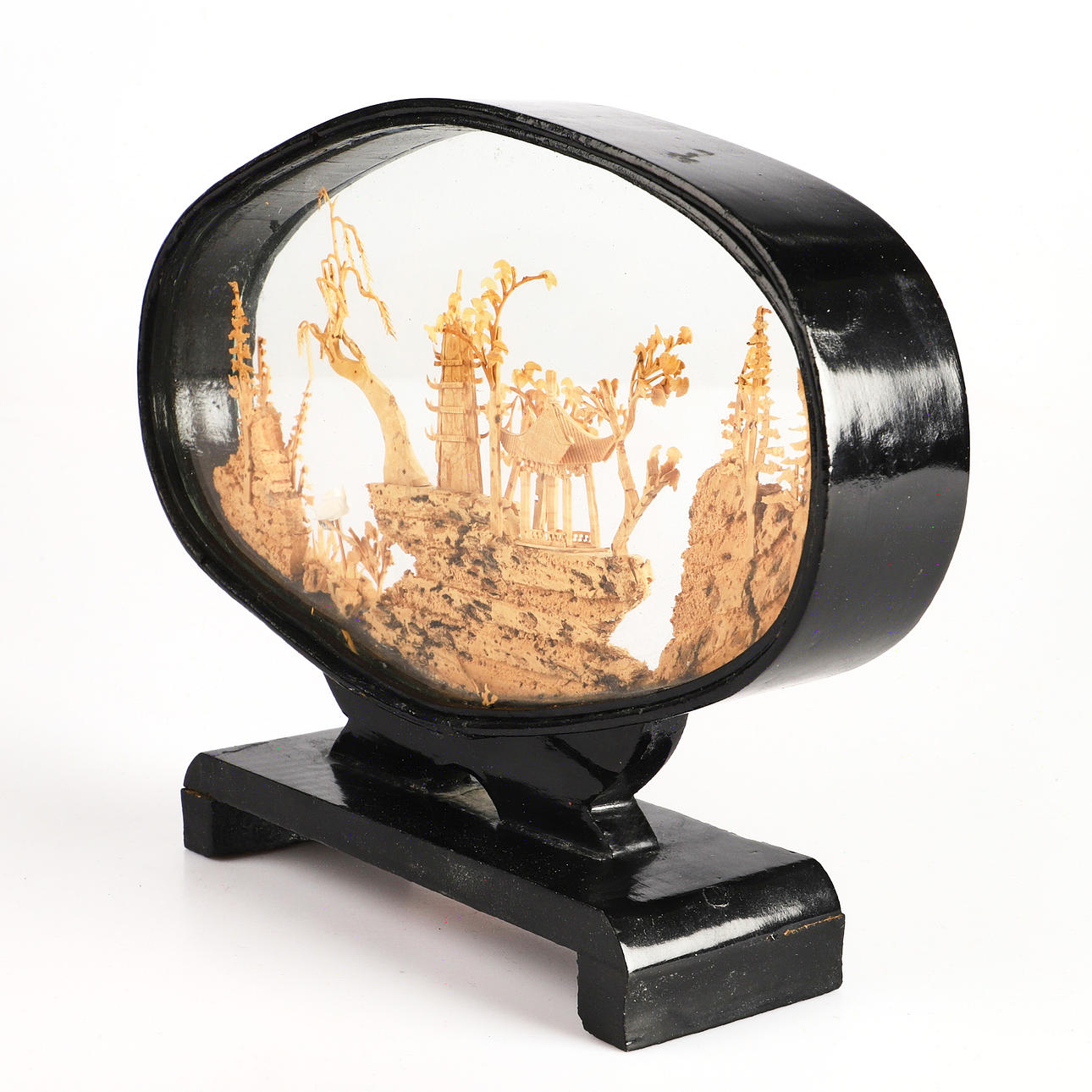 DIORAMA, Kina, "Landskab med pagode".