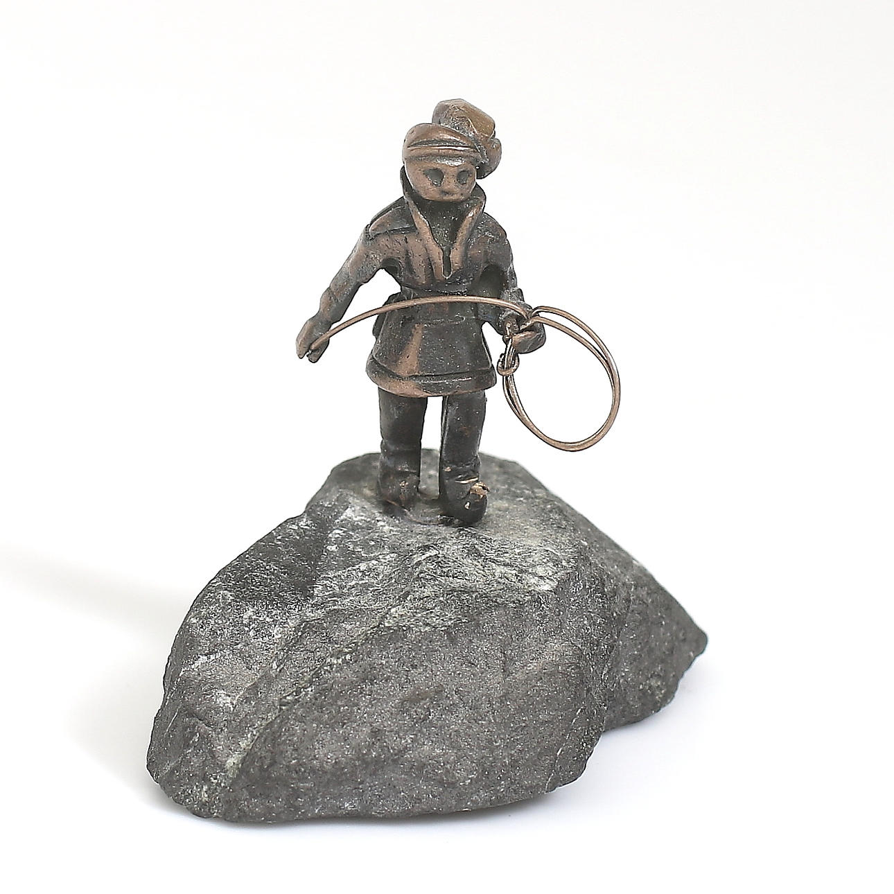 SAMESKULPTUR/BREVPRESS, silver, Markströms Guldsmeds, 1900-talets andra hälft.