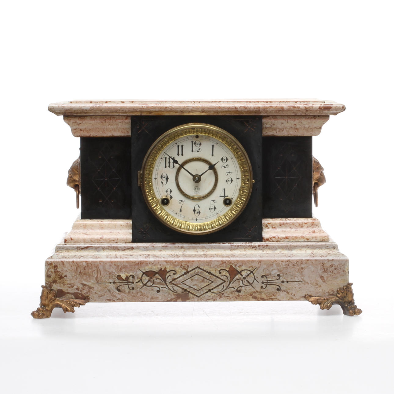 BORDSUR, Seth Thomas, USA, omkring 1900.