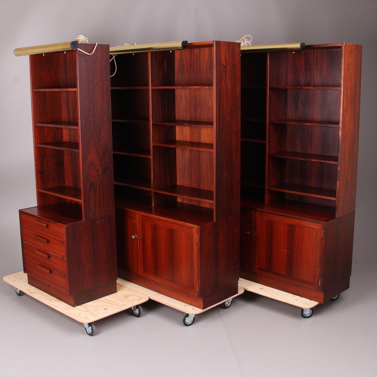 BOKHYLLA, jakaranda, 3 delar, Troeds Bjärnum.